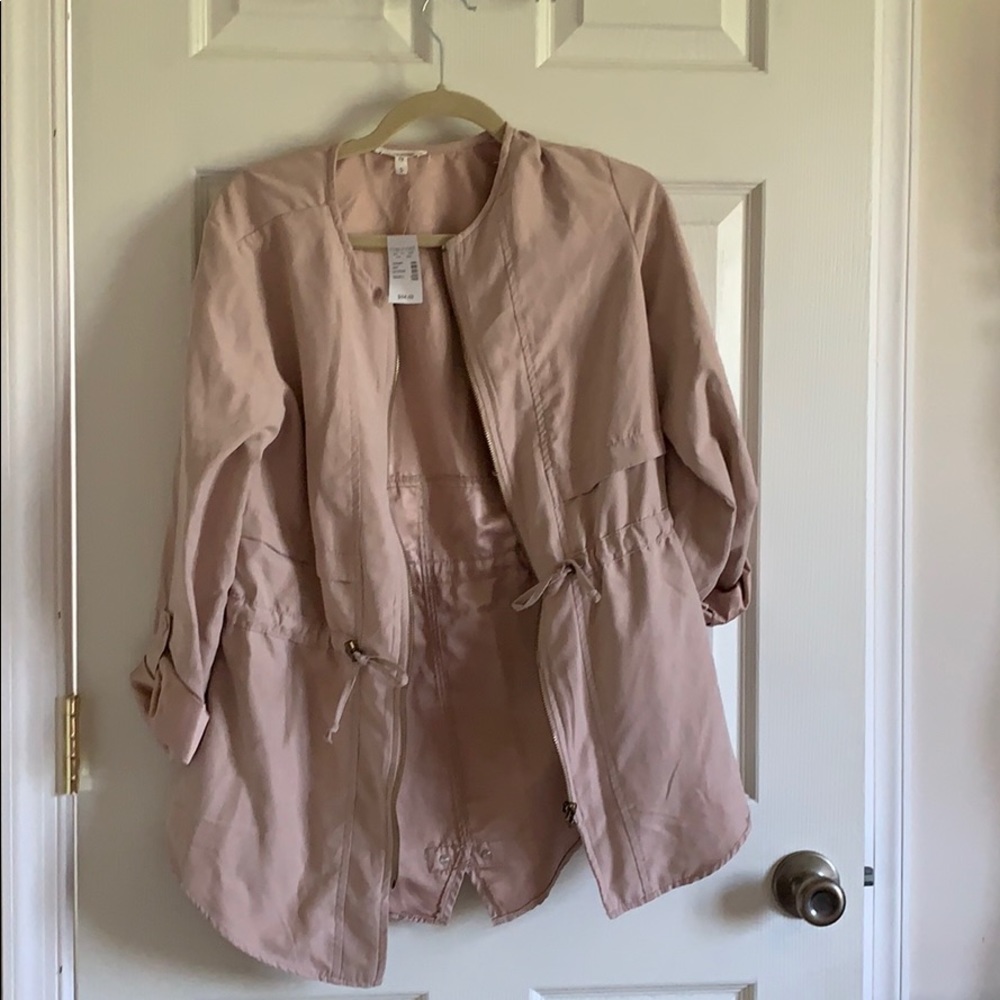 Faux Suede Light Pink Jacket